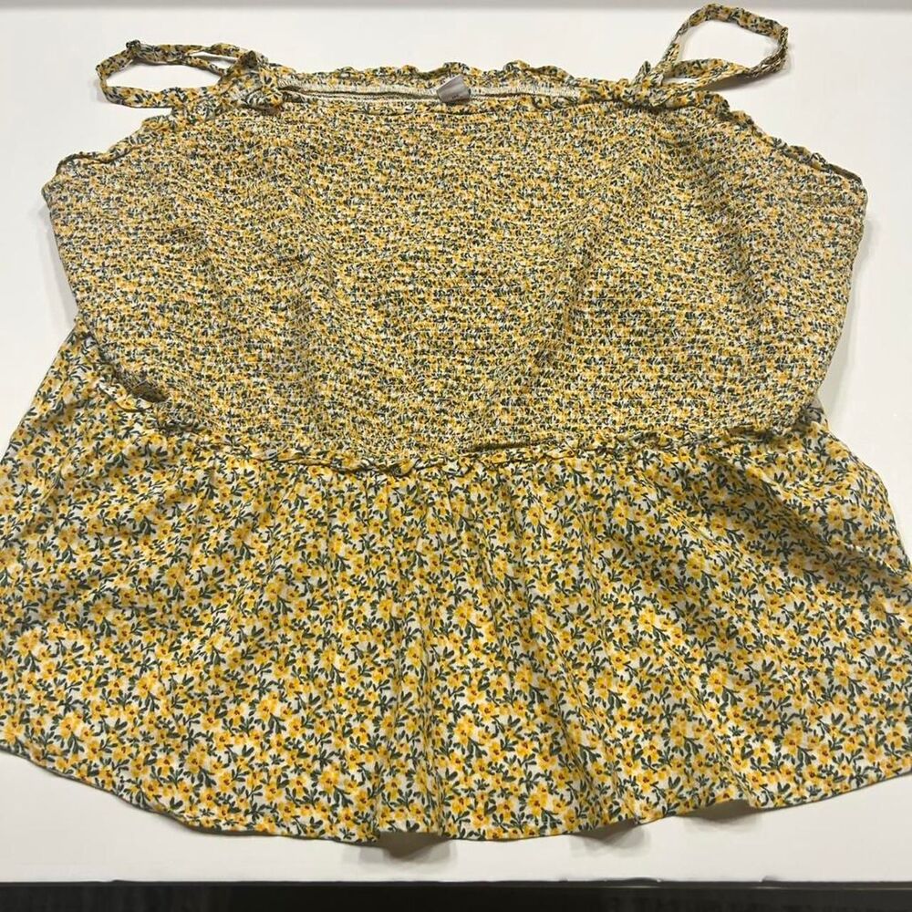 Old-navy Women's Babydoll yellow Tank Top